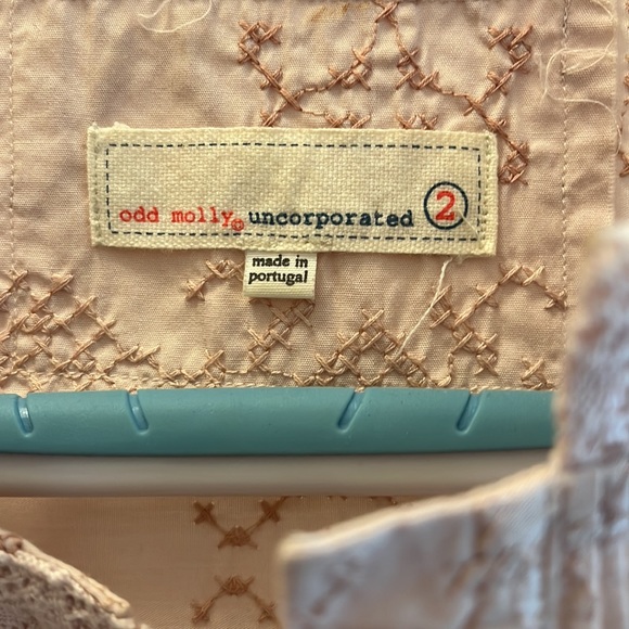 Odd Molly Cotton Blouse Size 2 - Picture 4 of 14